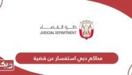 رابط محاكم دبي استفسار عن قضية dc.gov.ae