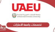 قائمة تخصصات جامعة الامارات لعام 2024