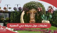 تعليقات حول حديقة دبي المعجزة